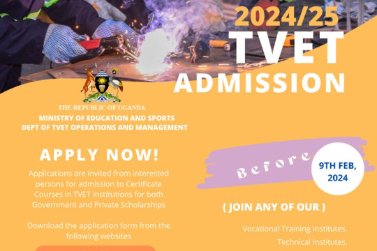 TVET 2024/25 ADMISSION